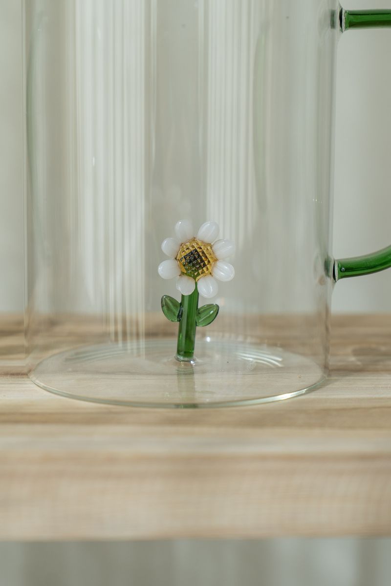 Glassmugge – 1,6 L – Hvit