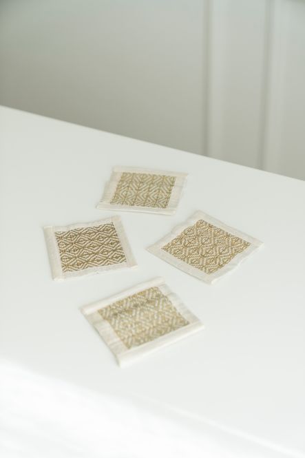 Hovedbilde Glassunderlag 4pk 10cm - Hvit