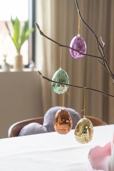 Hovedbilde Speil-egg – 4pk – 8 cm