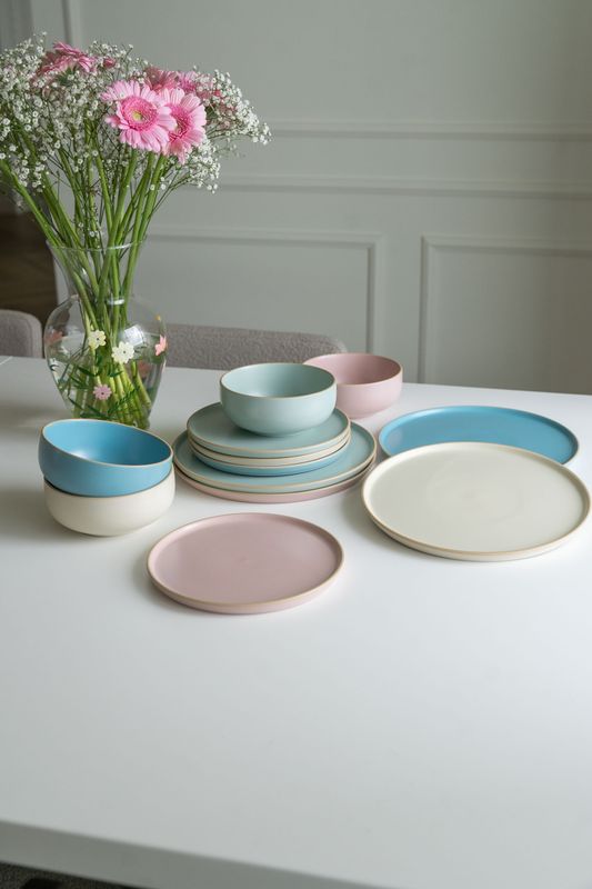 Harmoni - Tallerken – Ø27 cm – Rosa